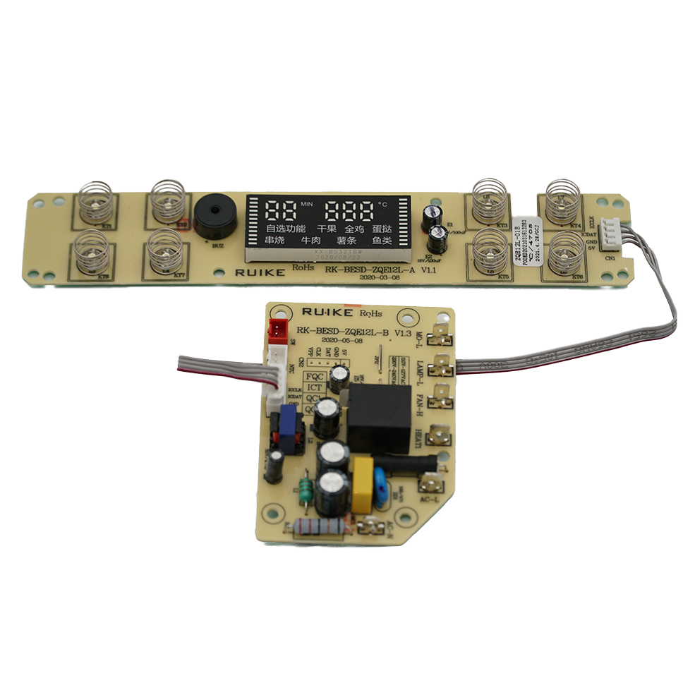 Tablero multifuncional del PWB del horno del tubo digital de la primavera del tacto del PWB del horno de aire