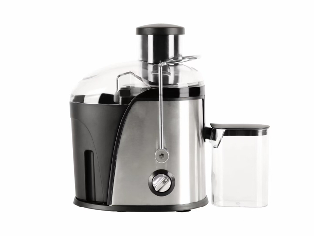 Exprimidor doméstico, máquina de jugo multifuncional de separación de acero inoxidable, máquina de jugo con reglas europeas para Reino Unido y EE. UU.