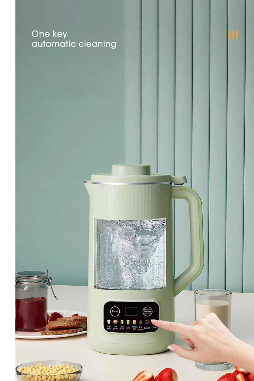 Nueva máquina rompe muros, máquina automática de leche de soja, multifuncional, sin hervir, sin preocupaciones, máquina de leche de soja
