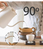 Tetera con revestimiento de acero inoxidable 304 para té y café, tetera con cuello de cisne, apagado automático, surtidor largo, hervidor de café con Control de temperatura 