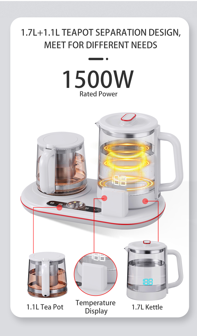Samovar turco eléctrico multifunción