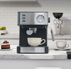 Cafetera eléctrica por goteo Espresso, máquina de café capuchino de 20bar con tanque de agua transparente desmontable de 1,6l 