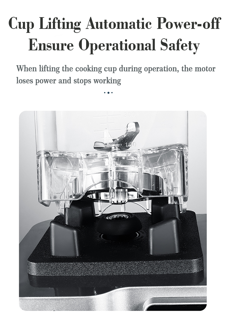 Batidora eléctrica comercial multifuncional para el hogar, licuadora 3 en 1 para triturar hielo