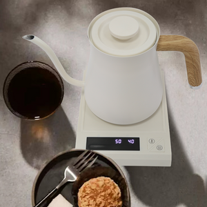 Electrodomésticos de cocina Cafetera árabe Hervidores eléctricos de acero Hervidor de café con cuello de cisne de diseño clásico de 700 ML