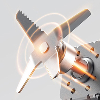 Piezas comerciales de licuadora Partes de repuesto 4 cuchillos Piezas de reemplazo de extracto de licuadora de alta resistencia