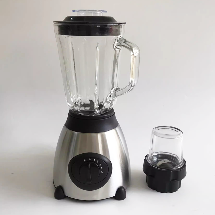 Procesador de alimentos eléctrico doméstico de alta gama, máquina de cocina, licuadora exprimidora, licuadora de alimentos de acero inoxidable con hoja fuerte de 4 hojas