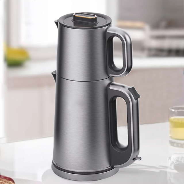 Hervidor eléctrico de cocina inteligente de 2,0 L, tetera eléctrica Samovar con juego de bandeja de Control de temperatura