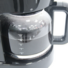 650W Apagado automático 1.5L 5-10 taza Cafetera espresso eléctrica por goteo Negro