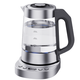 Hervidor de agua eléctrico con función de mantenimiento caliente de alta calidad, ajuste de temperatura, hervidor de vidrio de borosilicato alto, caldera y calentador de agua