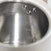 Cafetera eléctrica con Control de temperatura Variable de 0,7l, tetera blanca para preparar café, tetera para café inoxidable