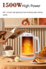 Nuevo diseño Tea Pot Digital 1.5L+1.1L Turco Samovar Kettle Electric Tea Maker Juego de control de control de color automático Doble Kettle