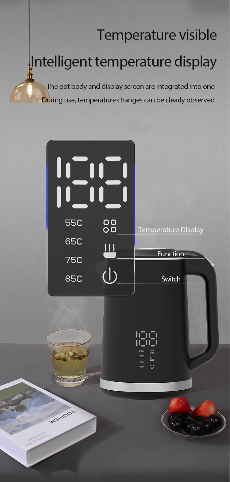 Pantalla de temperatura
