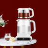 Hervidor eléctrico de vidrio doble con calentador, tetera de vidrio con Control de temperatura, diseño de tetera turca Samovar