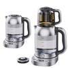 Tetera turca con pantalla Led CE, tetera eléctrica de 2,0l con filtro de vidrio, tetera y cafetera 