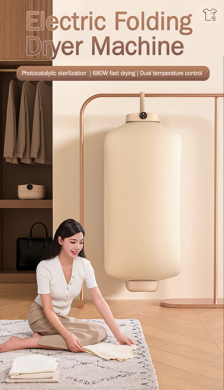 Máquina secadora plegable eléctrica