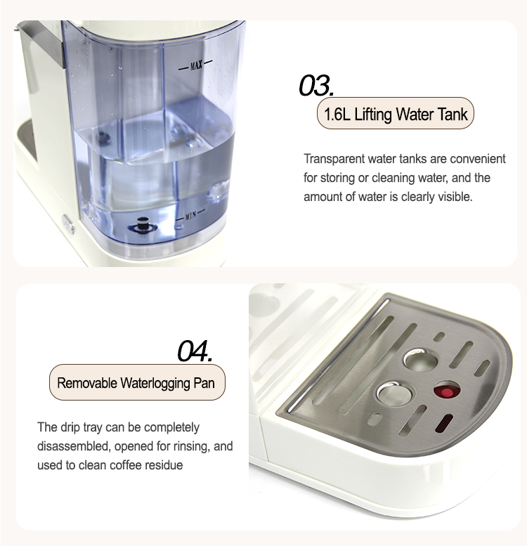 Cafetera semiautomática automática para el hogar, máquina de café expreso profesional, capuchino, 20 Bar, comercial, 2 en 1