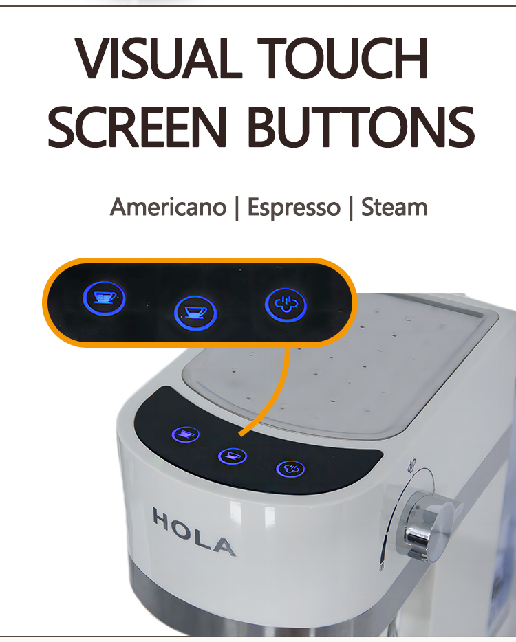 Proveedor de máquinas de café, Cafetera automática de 20 bares, Cafetera doméstica, Cafetera Italiana 2 en 1, Máquina de café expreso