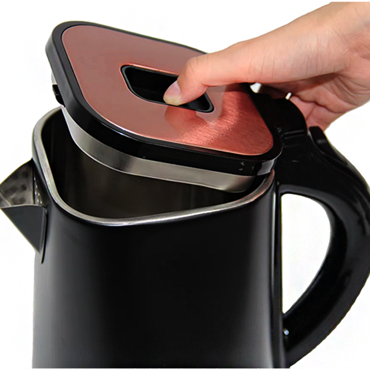 Hervidor eléctrico de agua hirviendo de acero inoxidable giratorio de 1,6l y 360 grados, hervidor eléctrico inalámbrico para Cocina, gran oferta