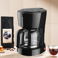Máquina de café eléctrica negra automática comercial, máquina de café expreso para exteriores, gran oferta