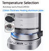 Elemento calefactor automático inteligente de acero inoxidable, juego de tetera eléctrica para mantener el calor, tetera turca eléctrica de vidrio 