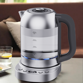 Durable mantener caliente alta calidad 2.0l vidrio Digital tetera eléctrica agua caliente té rápido luz Led 