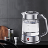 Nuevo diseño, Hervidor eléctrico de gran capacidad de 1,7 L, electrodomésticos de cocina, tetera automática que mantiene el calor, hervidor de vidrio 