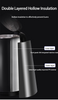 Hervidor de té eléctrico Digital inteligente con Control de temperatura, jarra de acero inoxidable de 1,5 l, doble capa