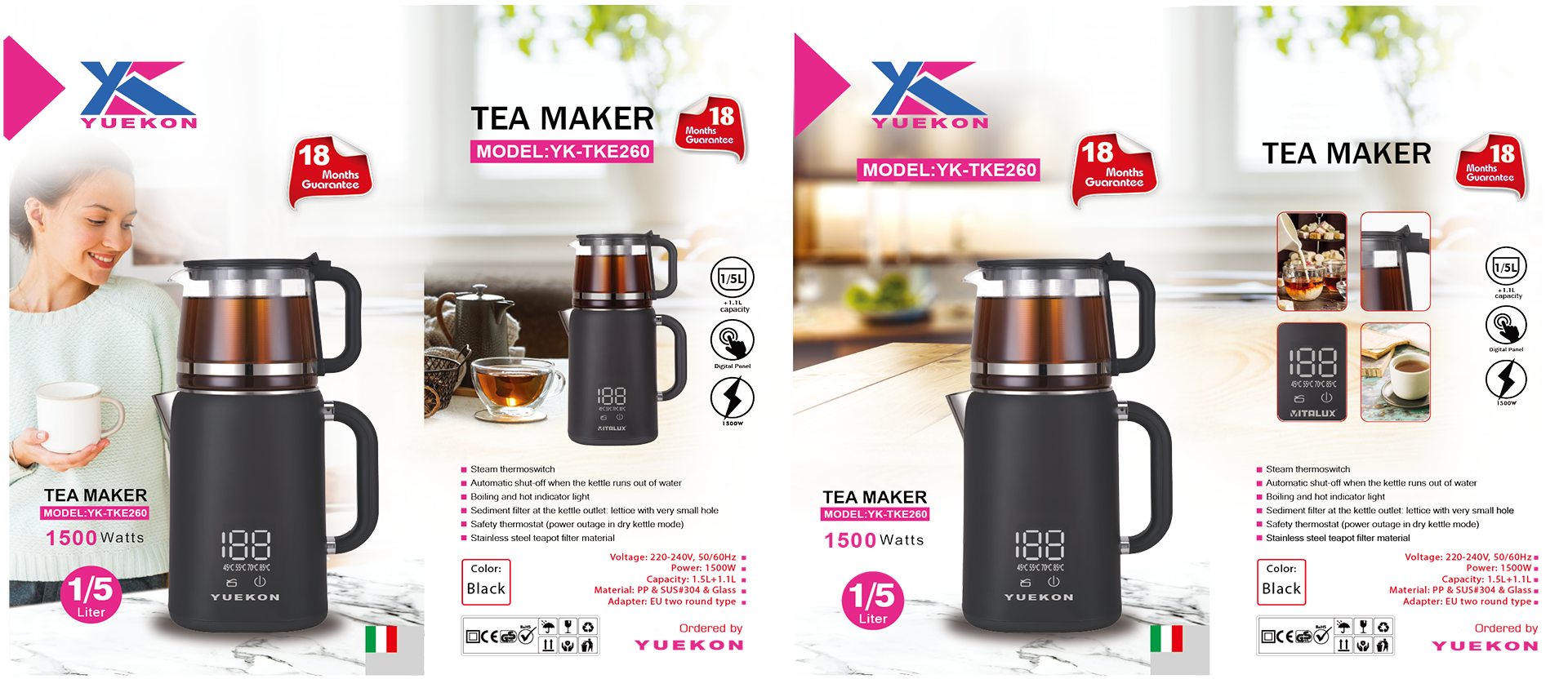 Tetera doble Samovar 