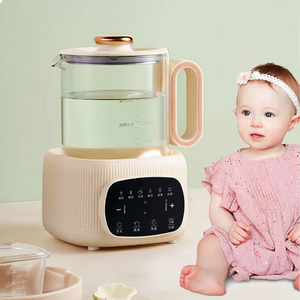 Calentador de biberones con diseño de capacidad de 1,3 L, máquina moduladora de leche, mezclador de leche 3 en 1 y hervidor con función de eliminación de cloro