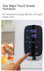 1500W Pantalla digital Hervidor de té Electric Wuttle Tea Wuttle con control táctil con control y pantalla sensibles al tacto