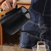 Hervidor eléctrico inteligente Digital negro de 1350W para café, té, Control de temperatura, Hervidor eléctrico con cuello de cisne