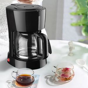 Cafetera eléctrica Popular con gotero, máquina de café expreso con filtro de tarro de cristal, 4-5 tazas