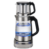 Medio Oriente Arabia Saudita Samovar nuevo tipo 1.7l + 1.0l tetera turca de acero inoxidable con tetera de vidrio Hervidor eléctrico
