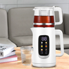 Electrodomésticos del hogar acero inoxidable de acero inoxidable con juego de té de té de té eléctrico fabricante de té de té 2 en 1 con control de temperatura 