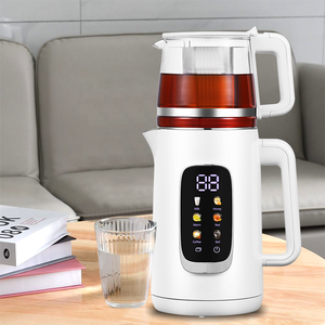 Electrodomésticos del hogar acero inoxidable de acero inoxidable con juego de té de té de té eléctrico fabricante de té de té 2 en 1 con control de temperatura 