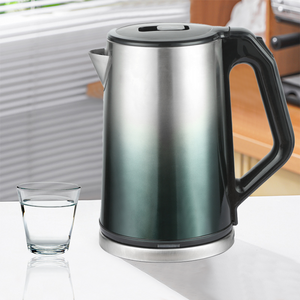 Electrodomésticos inteligentes 2.0l 304 jarra eléctrica de calidad alimentaria, hervidor de agua, hervidor eléctrico de doble capa para hervir agua
