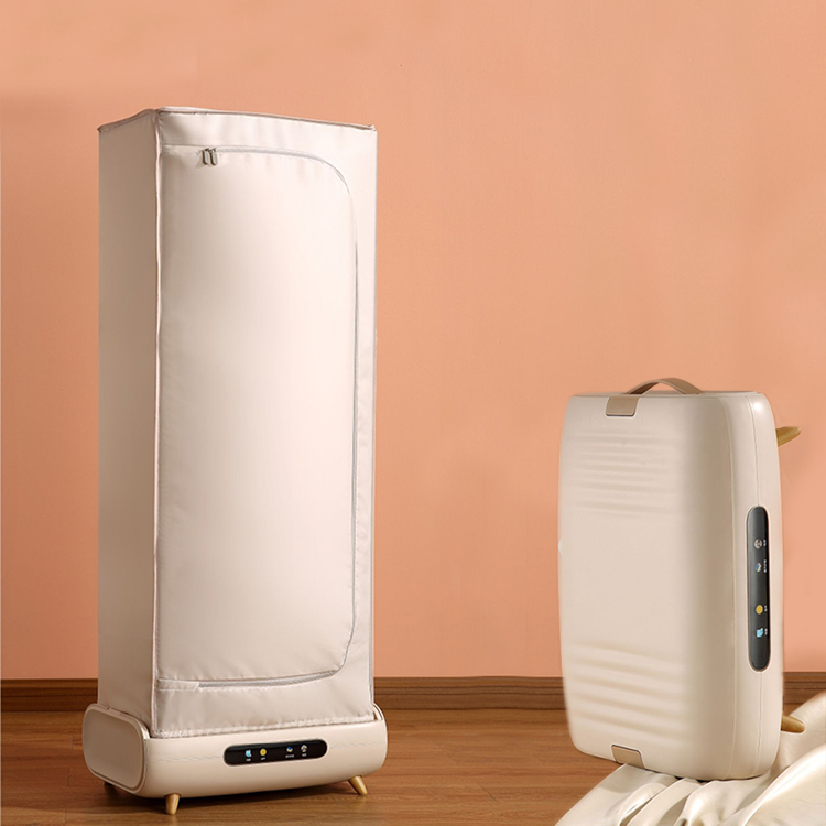 Secador de ropa plegable portátil automático, máquina secadora de ropa con ciclo de flujo de calor de 360 ​​° para el hogar