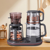 Hervidor Digital inteligente 3 en 1, Control táctil, ajuste de temperatura, Panel de Control inteligente, hervidor familiar para preparar café y té