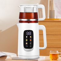 Nuevo diseño Tea Pot Digital 1.5L+1.1L Turco Samovar Kettle Electric Tea Maker Juego de control de control de color automático Doble Kettle