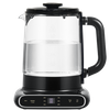 Hervidor inalámbrico con cuerpo de vidrio de doble capa, 1,5l + 1,1l, con filtro de té para cocina y hogar 