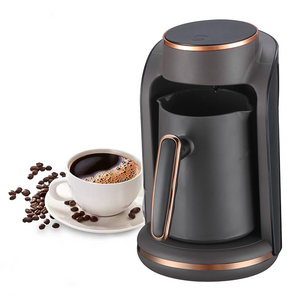 Mini cafetera expreso, cafetera eléctrica turca de calidad alimentaria con protección automática en seco 