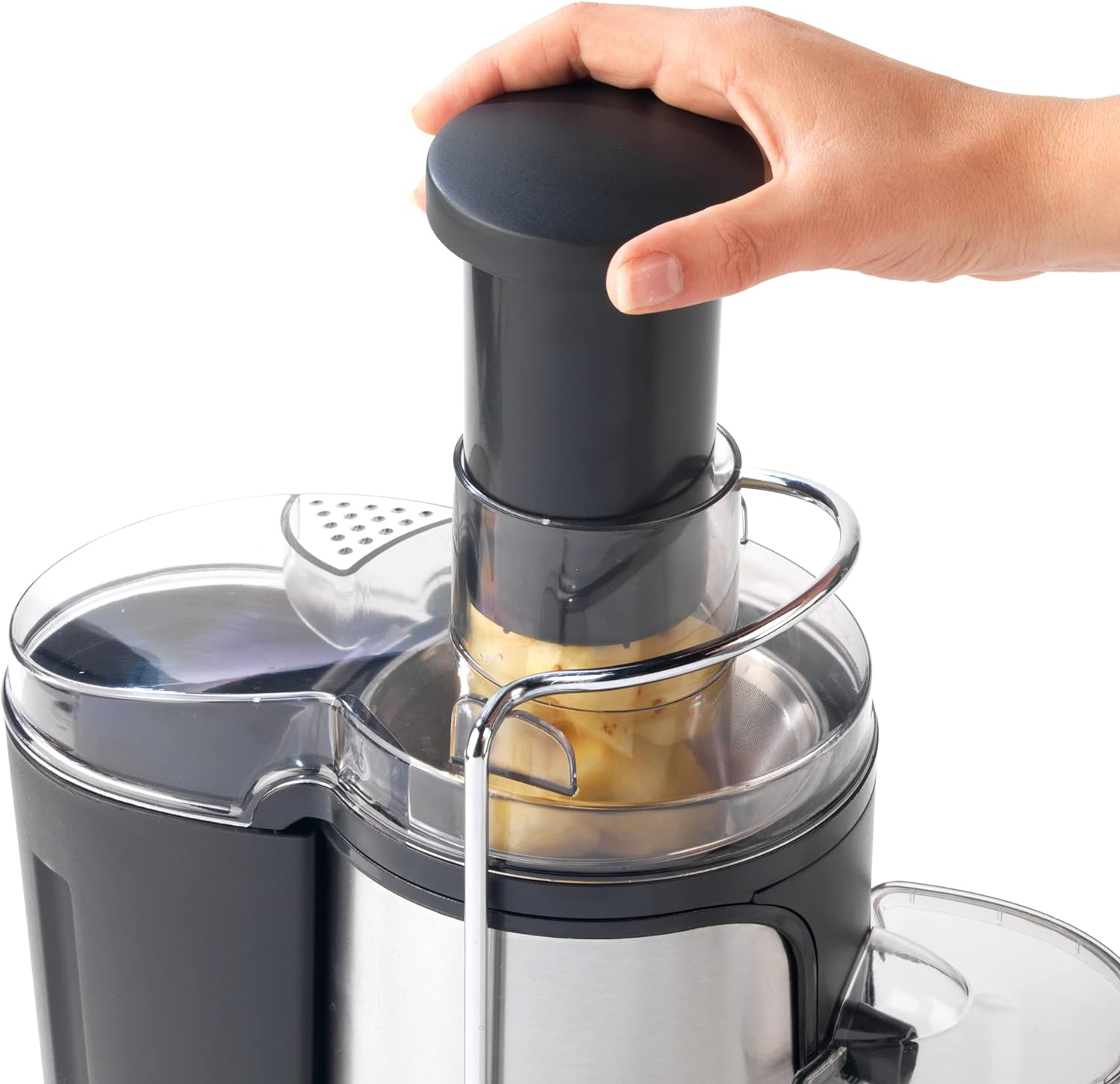 Mini exprimidor de frutas pequeño, exprimidor eléctrico portátil, prensa en frío y jugo lento, máquina exprimidora de cítricos