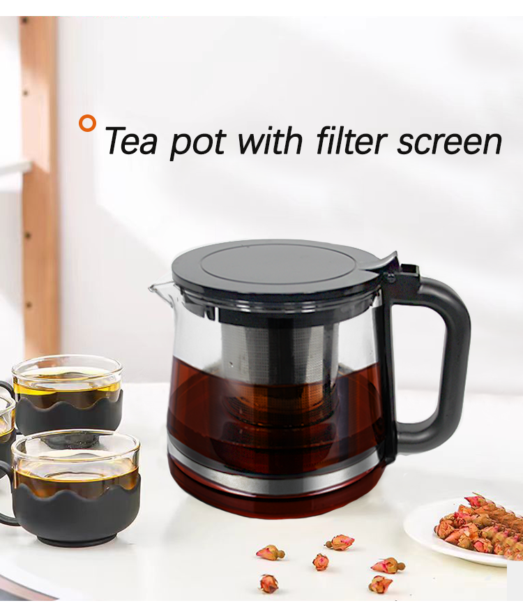 Hervidor de té de agua caliente para el hogar, tetera eléctrica Samovar, juego de bandeja con Control Digital de temperatura 