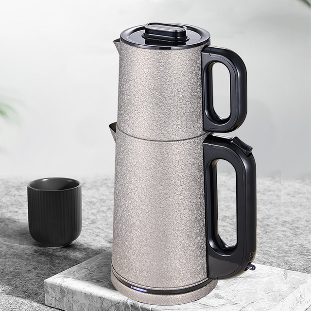 1500W Máquina de té multifuncional de acero inoxidable fabricante de té turco hervidor eléctrico para caldera de agua saludable oficina en el hogar