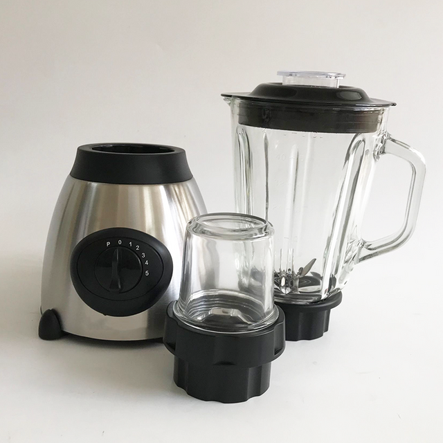 Procesador de alimentos eléctrico doméstico de alta gama, máquina de cocina, licuadora exprimidora, licuadora de alimentos de acero inoxidable con hoja fuerte de 4 hojas