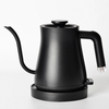 Cafetera de acero inoxidable de 600ml para café expreso, hervidor de café eléctrico con cuello de cisne