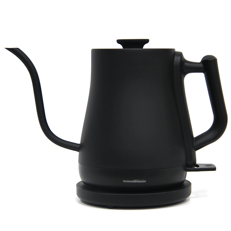 Cafetera de acero inoxidable de 1l y 1500w, tetera con Control de temperatura y cuello de cisne, hervidores eléctricos inalámbricos para verter café