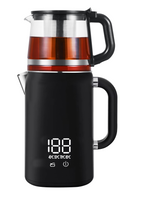 Hervidor de té de agua caliente para el hogar, tetera eléctrica Samovar, juego de bandeja con Control Digital de temperatura 