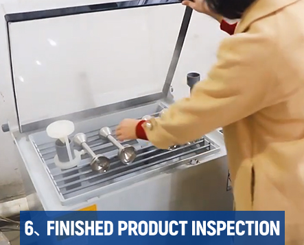 Inspección del producto terminado