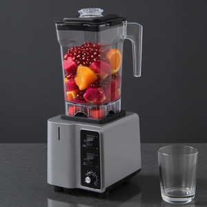 Batidora eléctrica comercial multifuncional para el hogar, licuadora 3 en 1 para triturar hielo